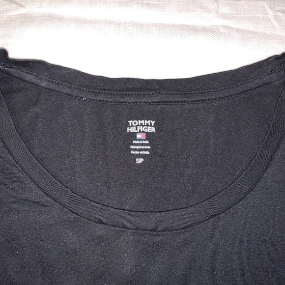 Black vintage Tommy Hilfiger rhinestone top - Picture 2 of 2